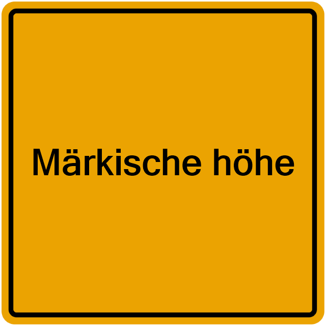 Einwohnermeldeamt24 Märkische höhe
